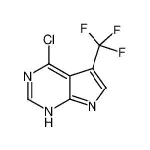 4-Hloro-5-(trifluorometil)-7H-pirolo[2,3-d]pirimidin CAS br.: 1211520-73-8