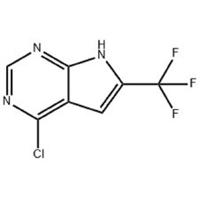 4-hloro-6-(trifluorometil)-7H-pirolo[2,3-d]pirimidin CAS br.: 1830312-37-2