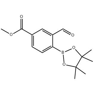 Benzojeva kiselina, 3-formil-4-(4,4,5,5-tetrametil-1,3,2-dioksaborolan-2-il)-, Metil ester CAS br.: 2271348-22-0